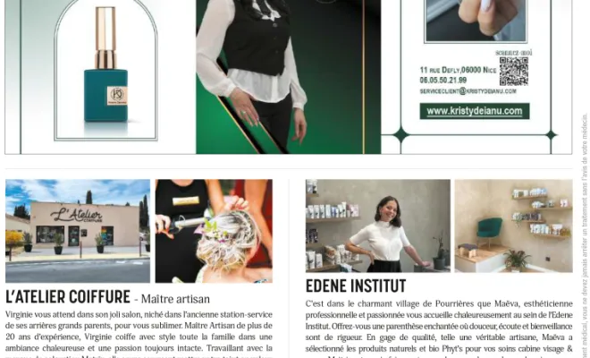 Apparition dans le magazine ELLE, Nice, KRISTY DEIANU