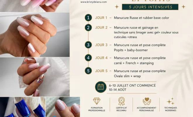 Formation prothésiste ongulaire à Nice  juillet et août à , Nice, KRISTY DEIANU